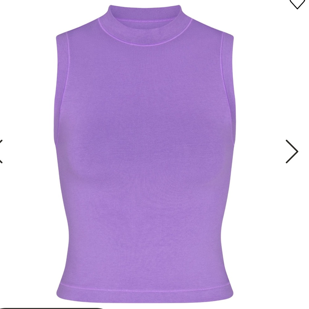 COPY - Skims Cotton Jersey MOCK NECK TANK